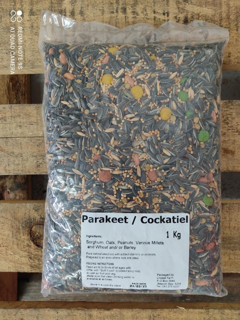 Parakeet/Cockatiel Mix 2kg