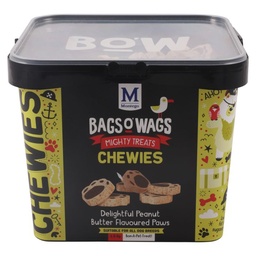 Montego Bags O' Wags Peanut Butter Paws  1.5kg
