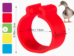 Poultry ID Ring 1's